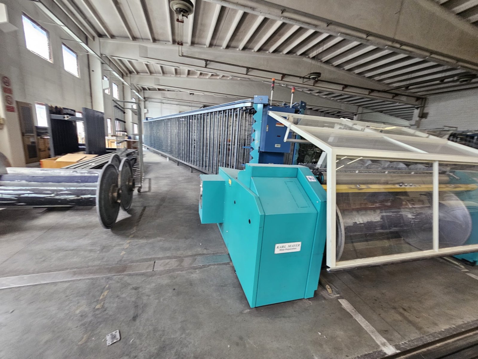 1 Set Direct Warping Karl Mayer 200cm Year 2013 